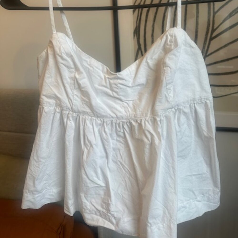 J Crew poplin top